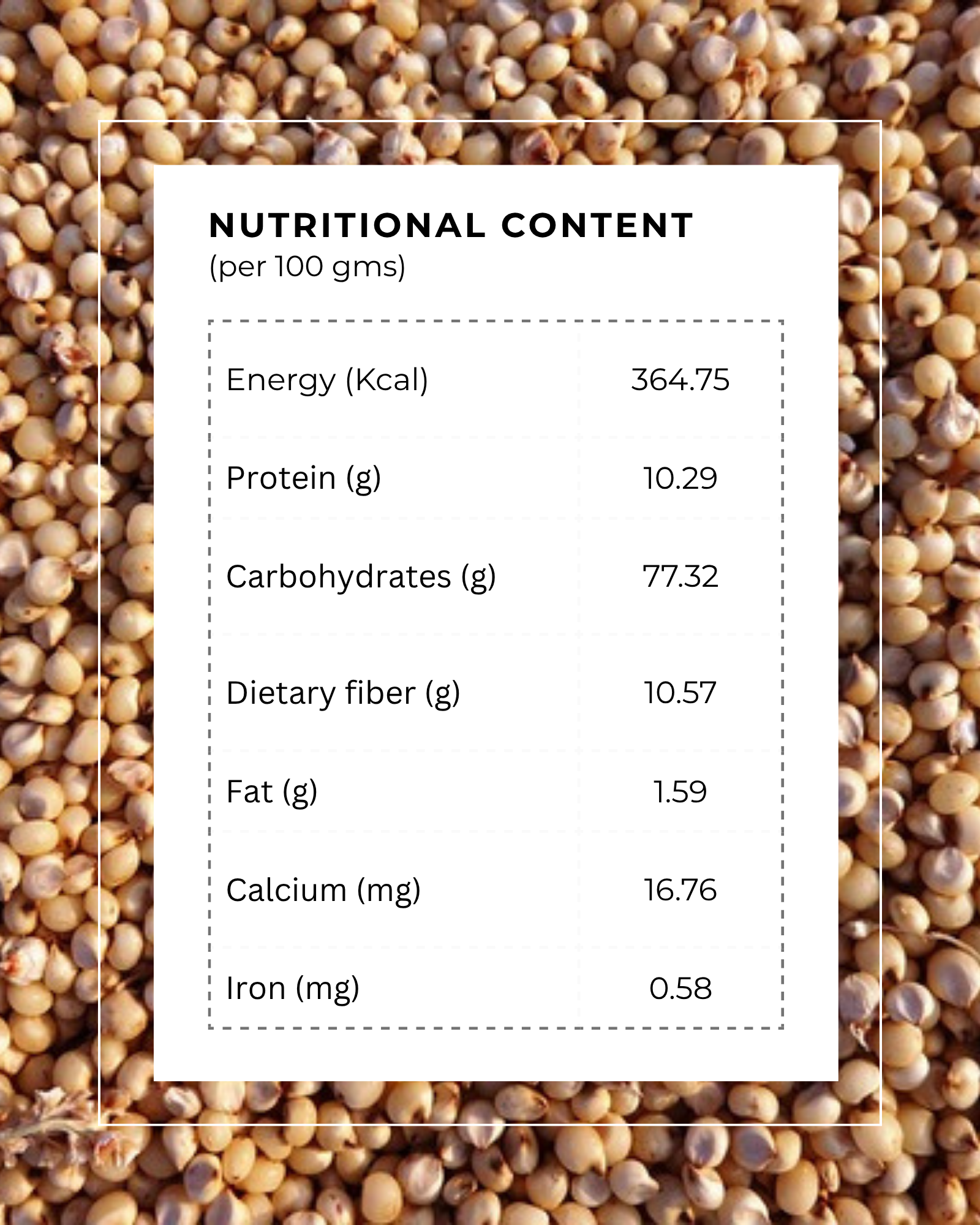 Jowar Flour product information